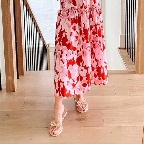 Nude Bow Sandals - Picture 3 of 5